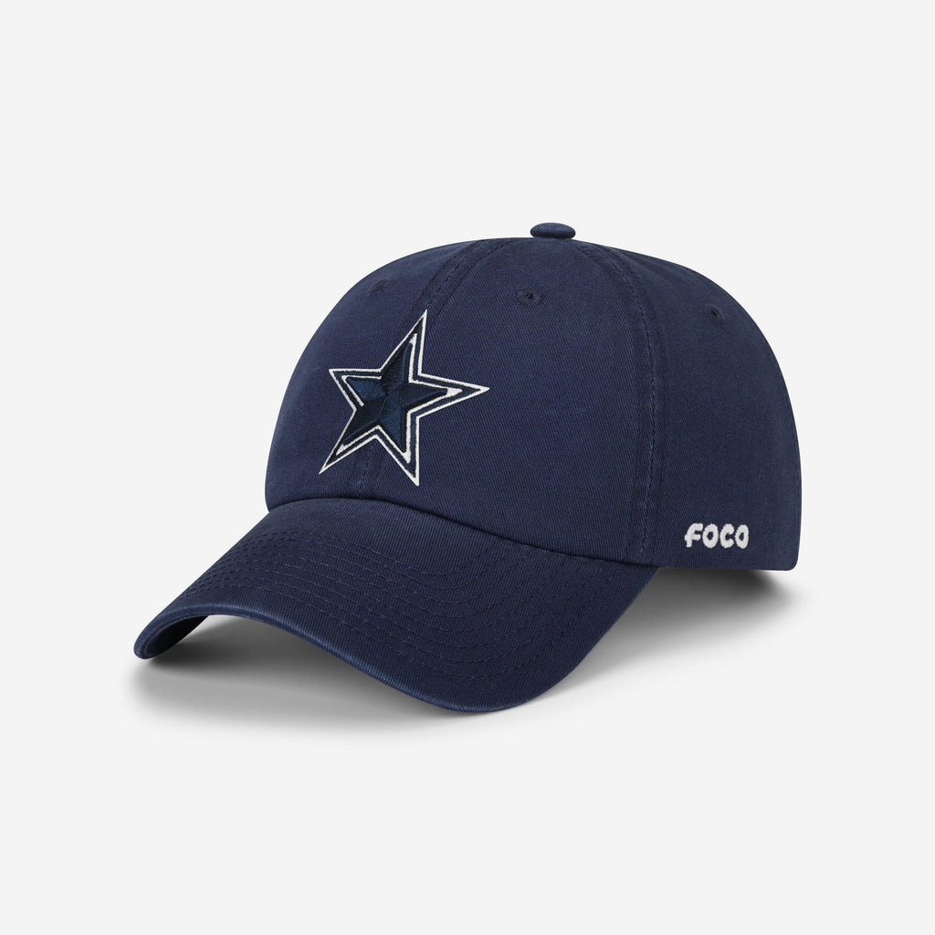 Dallas Cowboys Primary Logo Casual Classic Cap FOCO Navy - FOCO.com