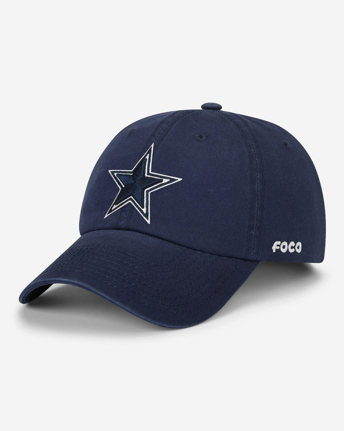 Dallas Cowboys Primary Logo Casual Classic Cap FOCO Navy - FOCO.com