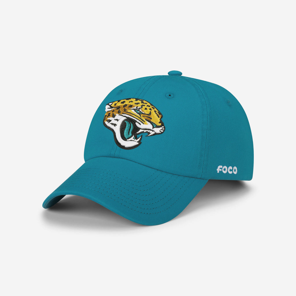 Jacksonville Jaguars Primary Logo Casual Cap FOCO - FOCO.com