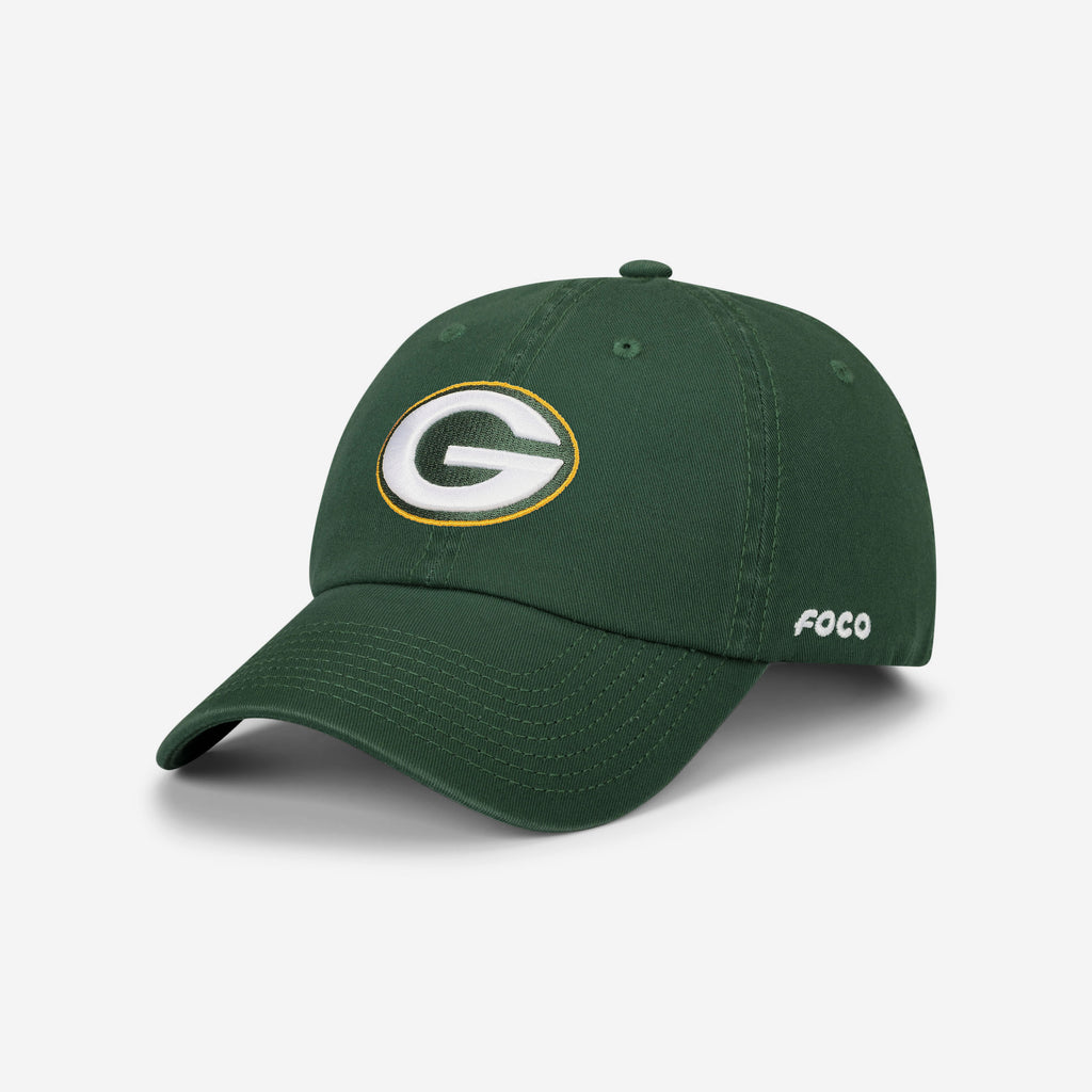 Green Bay Packers Primary Logo Casual Classic Cap FOCO Forrest - FOCO.com