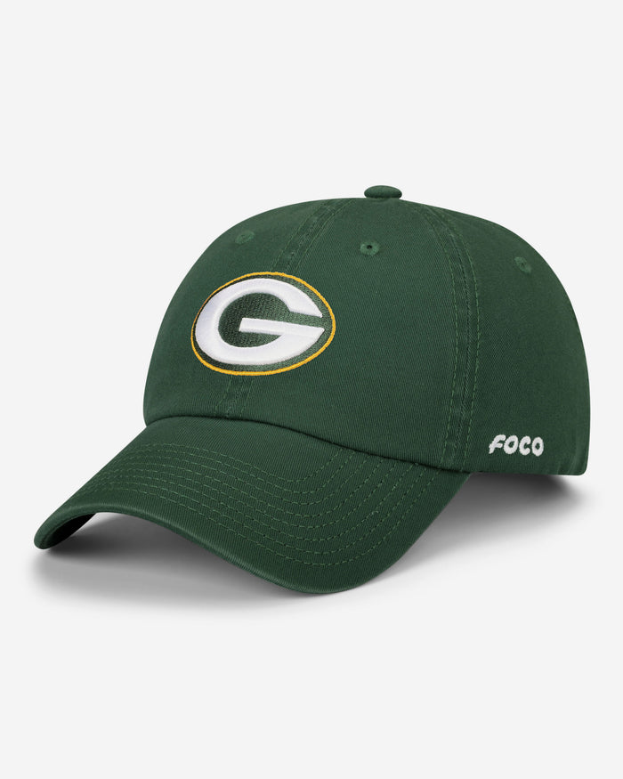 Green Bay Packers Primary Logo Casual Classic Cap FOCO Forrest - FOCO.com