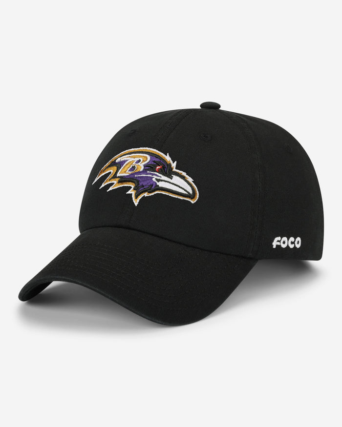 Baltimore Ravens Primary Logo Casual Classic Cap FOCO Black - FOCO.com