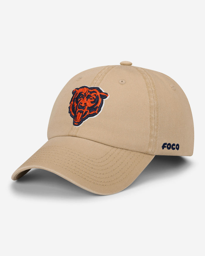 Chicago Bears Khaki Primary Logo Casual Classic Cap FOCO - FOCO.com