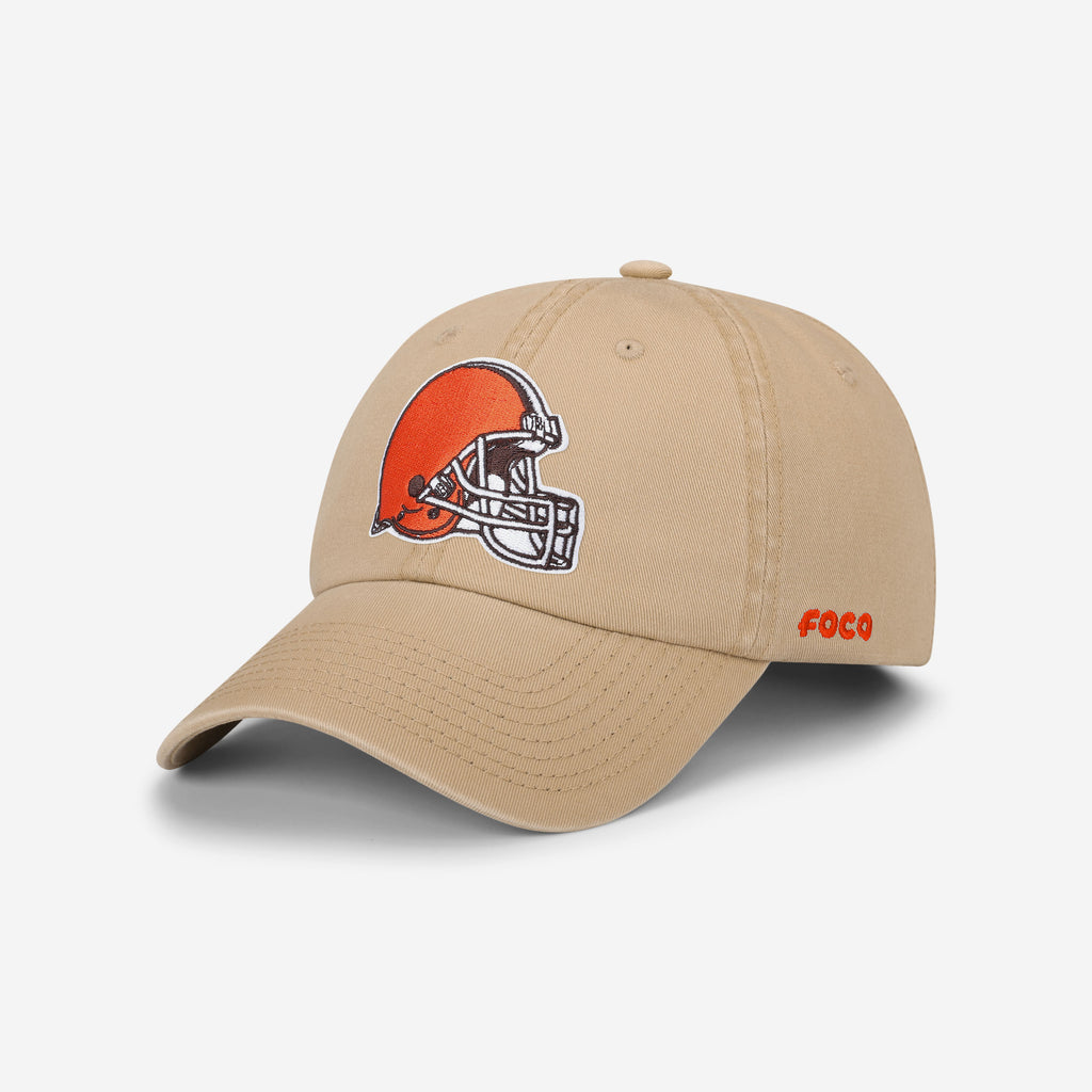 Cleveland Browns Khaki Primary Logo Casual Classic Cap FOCO - FOCO.com