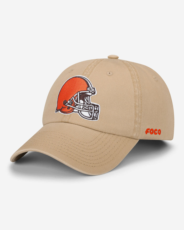 Cleveland Browns Khaki Primary Logo Casual Classic Cap FOCO - FOCO.com