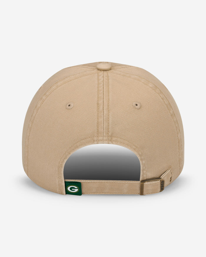 Green Bay Packers Khaki Primary Logo Casual Classic Cap FOCO - FOCO.com