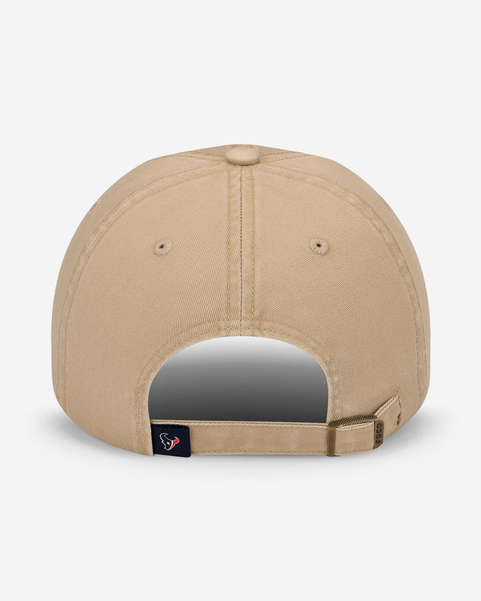 Houston Texans Khaki Primary Logo Casual Classic Cap FOCO - FOCO.com