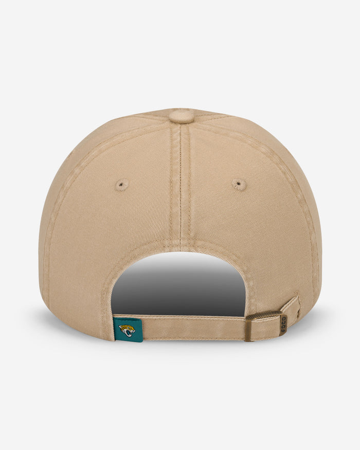 Jacksonville Jaguars Khaki Primary Logo Casual Classic Cap FOCO - FOCO.com