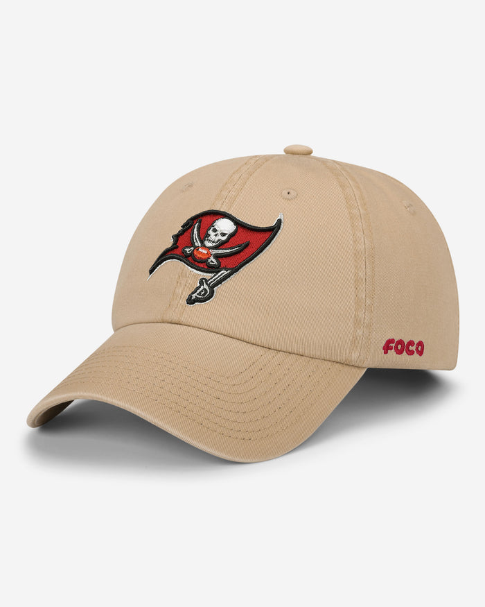 Tampa Bay Buccaneers Khaki Primary Logo Casual Classic Cap FOCO - FOCO.com