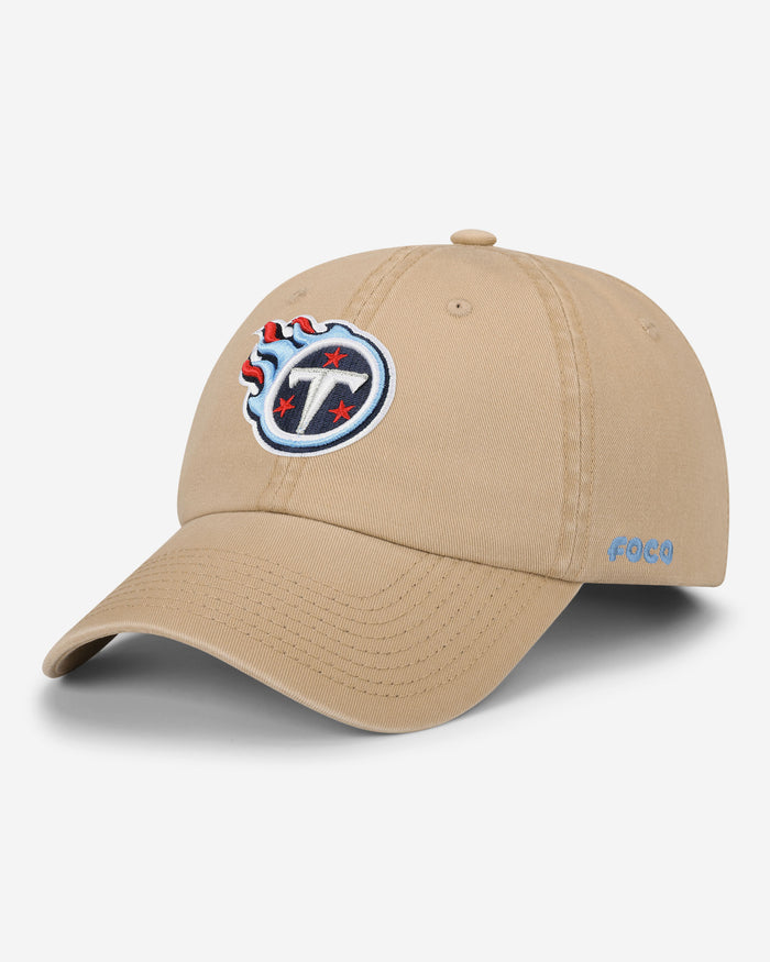 Tennessee Titans Khaki Primary Logo Casual Classic Cap FOCO - FOCO.com