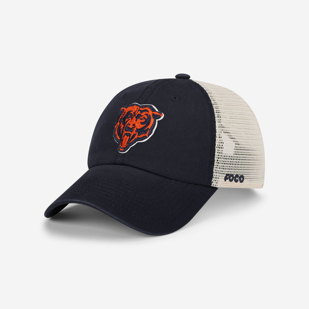 Chicago Bears Primary Logo Casual Trucker Cap FOCO - FOCO.com