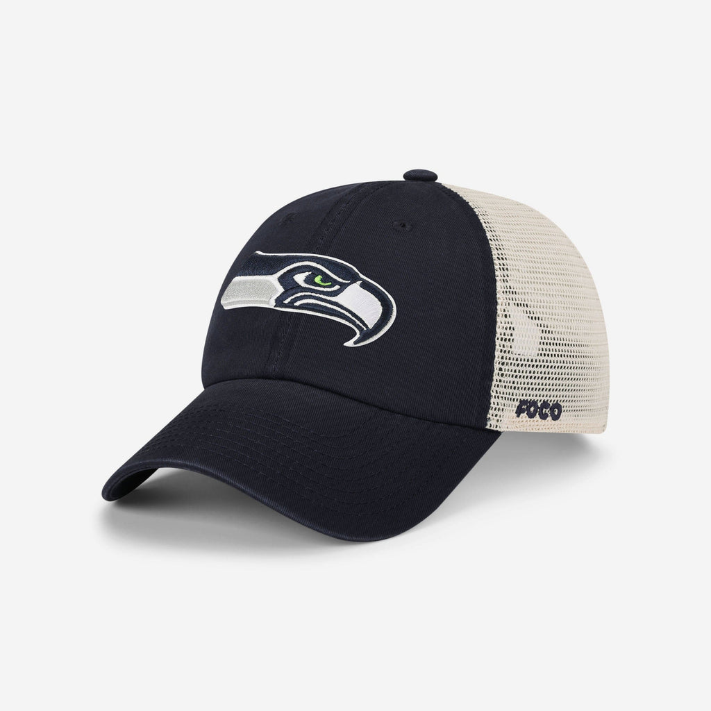 Seattle Seahawks Primary Logo Casual Trucker Cap FOCO - FOCO.com