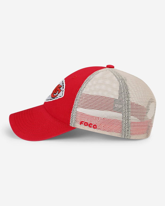 Kansas City Chiefs Primary Logo Casual Trucker Cap FOCO - FOCO.com