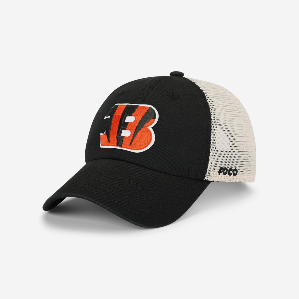 Cincinnati Bengals Primary Logo Casual Classic Trucker Cap FOCO - FOCO.com