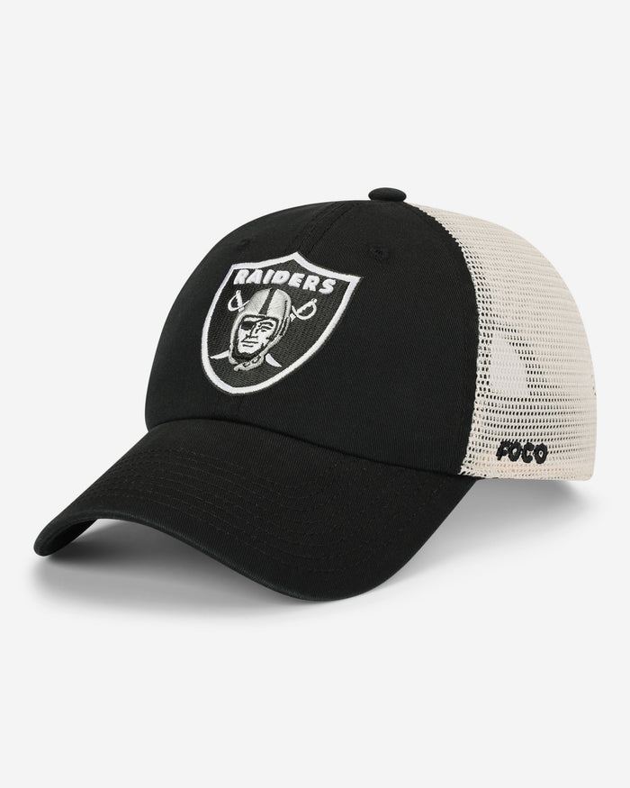 Las Vegas Raiders Primary Logo Casual Classic Trucker Cap FOCO - FOCO.com