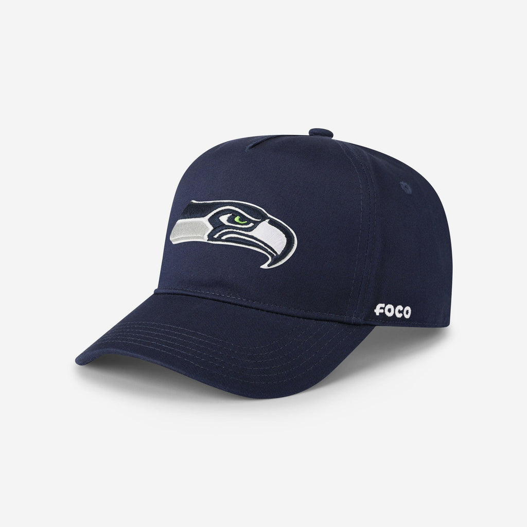 Seattle Seahawks Primary Logo Marquee RF Cap FOCO - FOCO.com