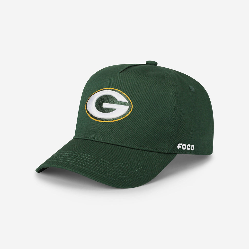 Green Bay Packers Primary Logo Marquee RF Cap FOCO - FOCO.com