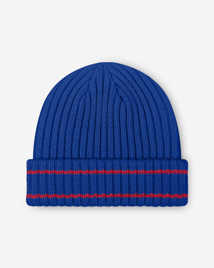 Buffalo Bills Primary Logo Ribbed Beanie FOCO - FOCO.com