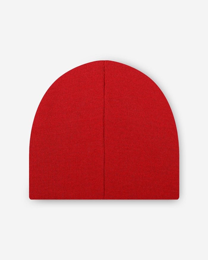 San Francisco 49ers Basic Primary Logo Skull Beanie FOCO - FOCO.com