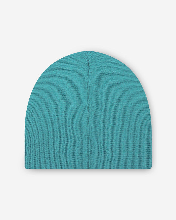 Miami Dolphins Basic Primary Logo Skull Beanie FOCO - FOCO.com