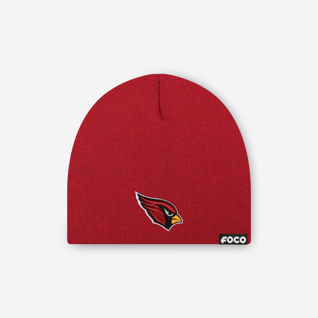 Arizona Cardinals Basic Primary Logo Skull Beanie FOCO - FOCO.com