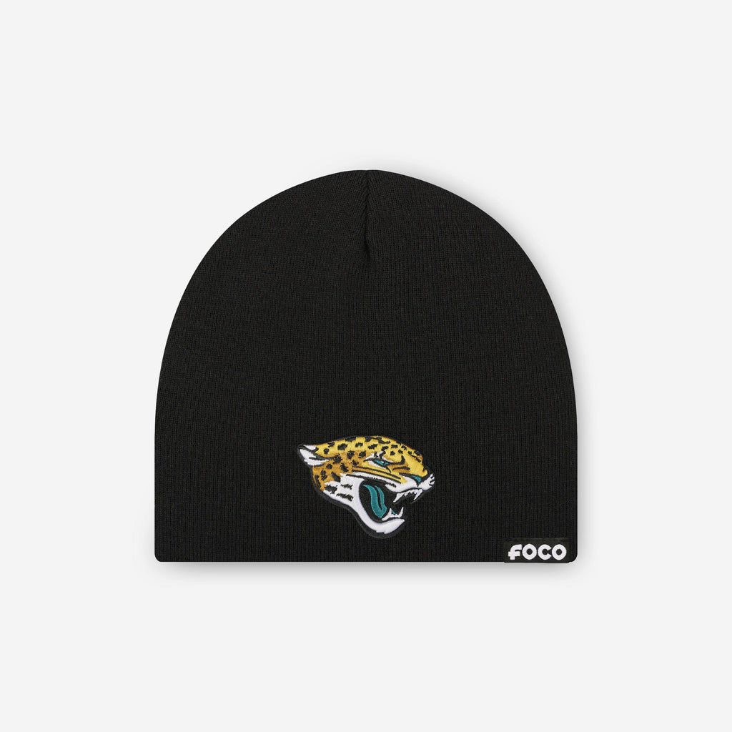 Jacksonville Jaguars Basic Primary Logo Skull Beanie FOCO - FOCO.com