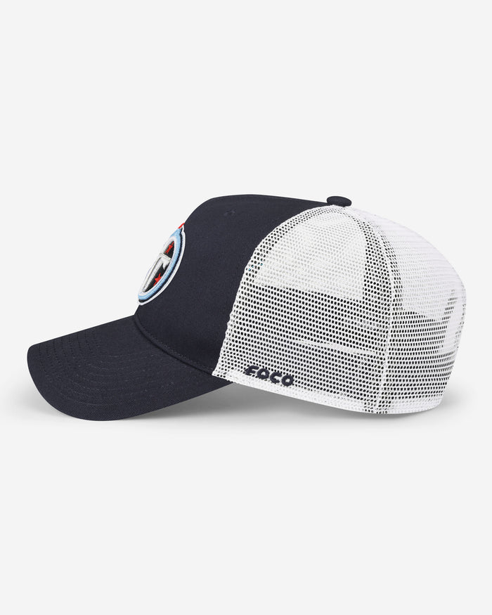 Tennessee Titans Primary Logo Trucker RF Cap FOCO - FOCO.com