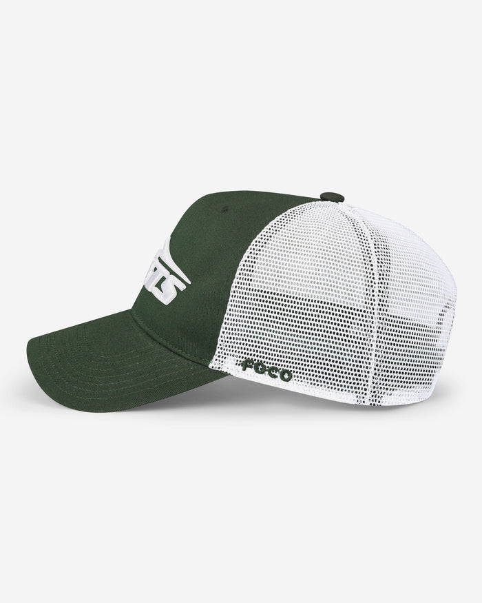 New York Jets Primary Logo Trucker RF Cap FOCO - FOCO.com