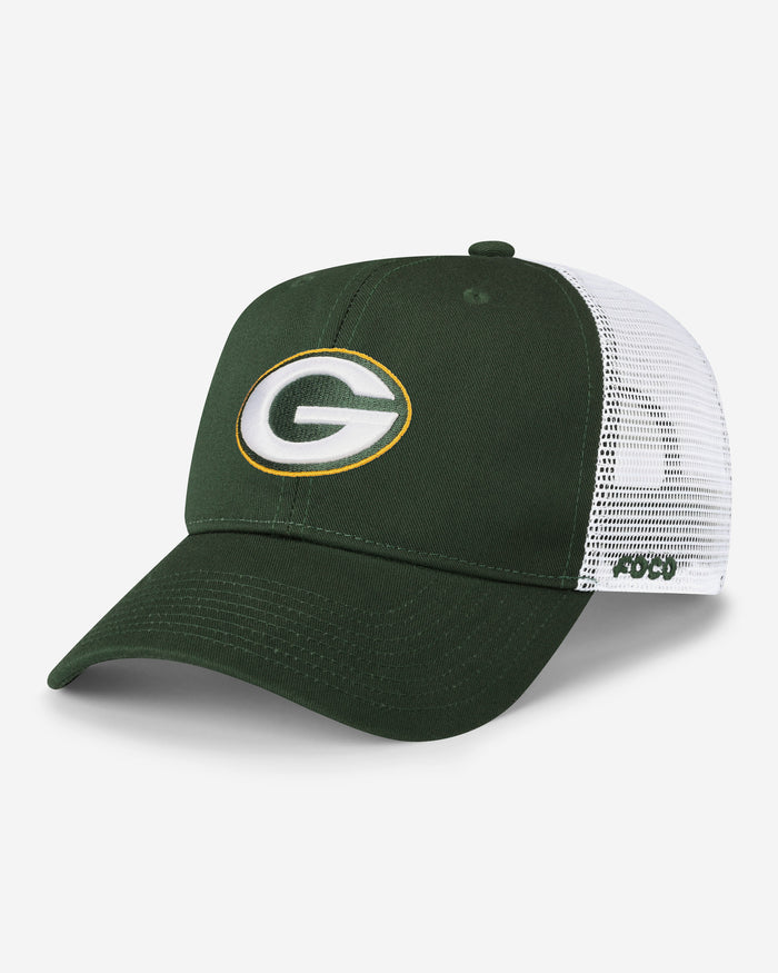 Green Bay Packers Primary Logo Trucker RF Cap FOCO - FOCO.com