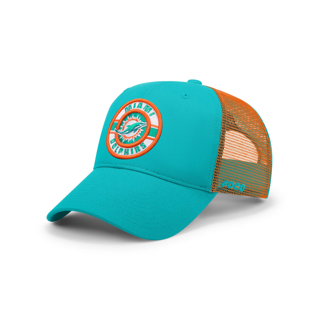 Miami Dolphins Patch Two Tone Trucker Cap