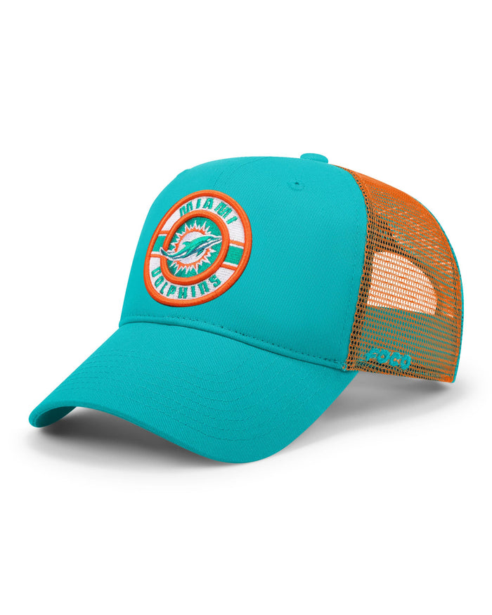 Miami Dolphins Patch Two Tone Trucker Cap