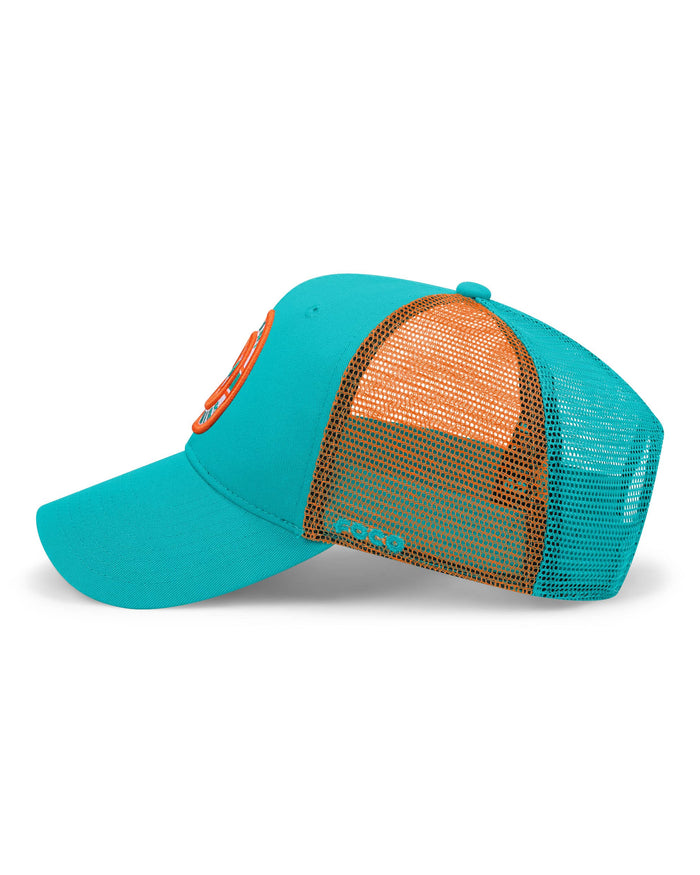 Miami Dolphins Patch Two Tone Trucker Cap