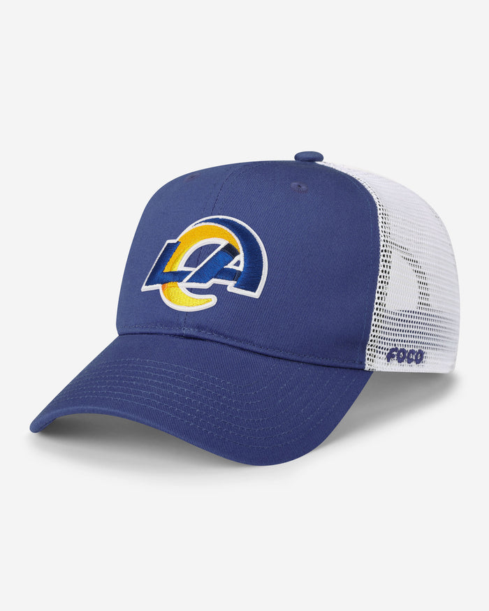 Los Angeles Rams Primary Logo Trucker RF Cap FOCO - FOCO.com