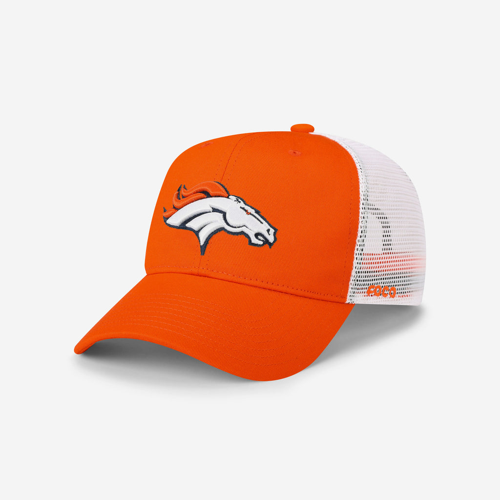 Denver Broncos Primary Logo Trucker RF Cap FOCO - FOCO.com