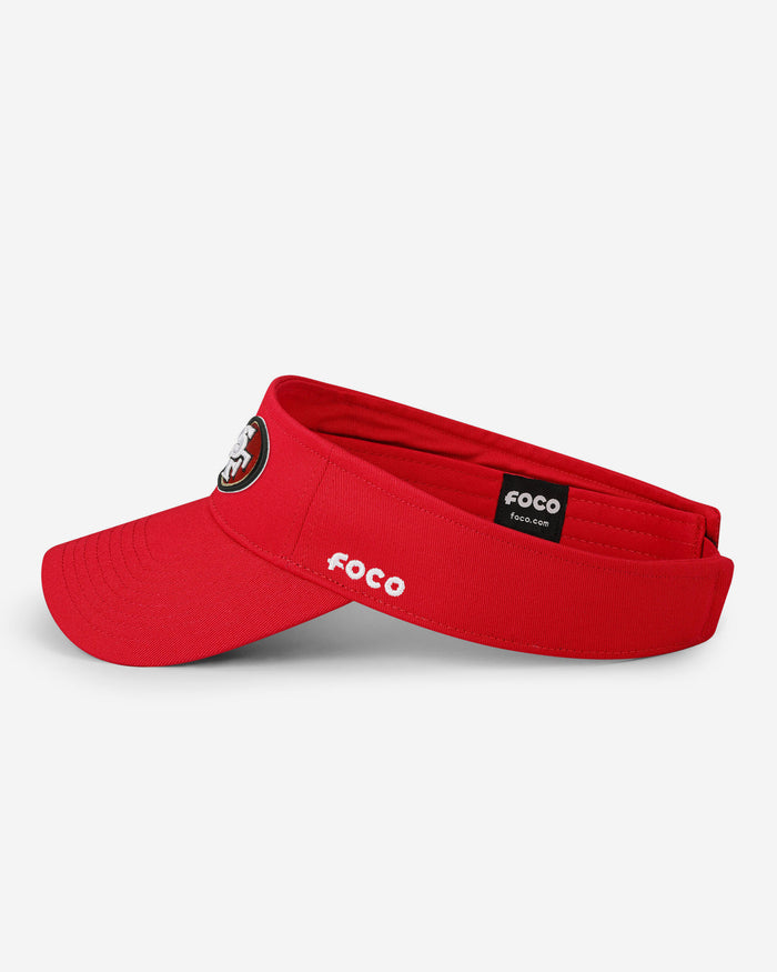 San Francisco 49ers Primary Logo Visor FOCO - FOCO.com