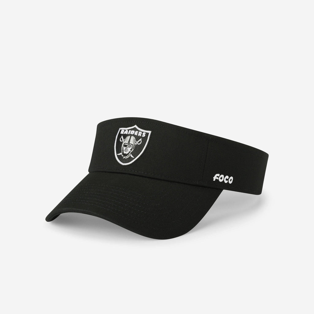 Las Vegas Raiders Primary Logo Visor FOCO - FOCO.com