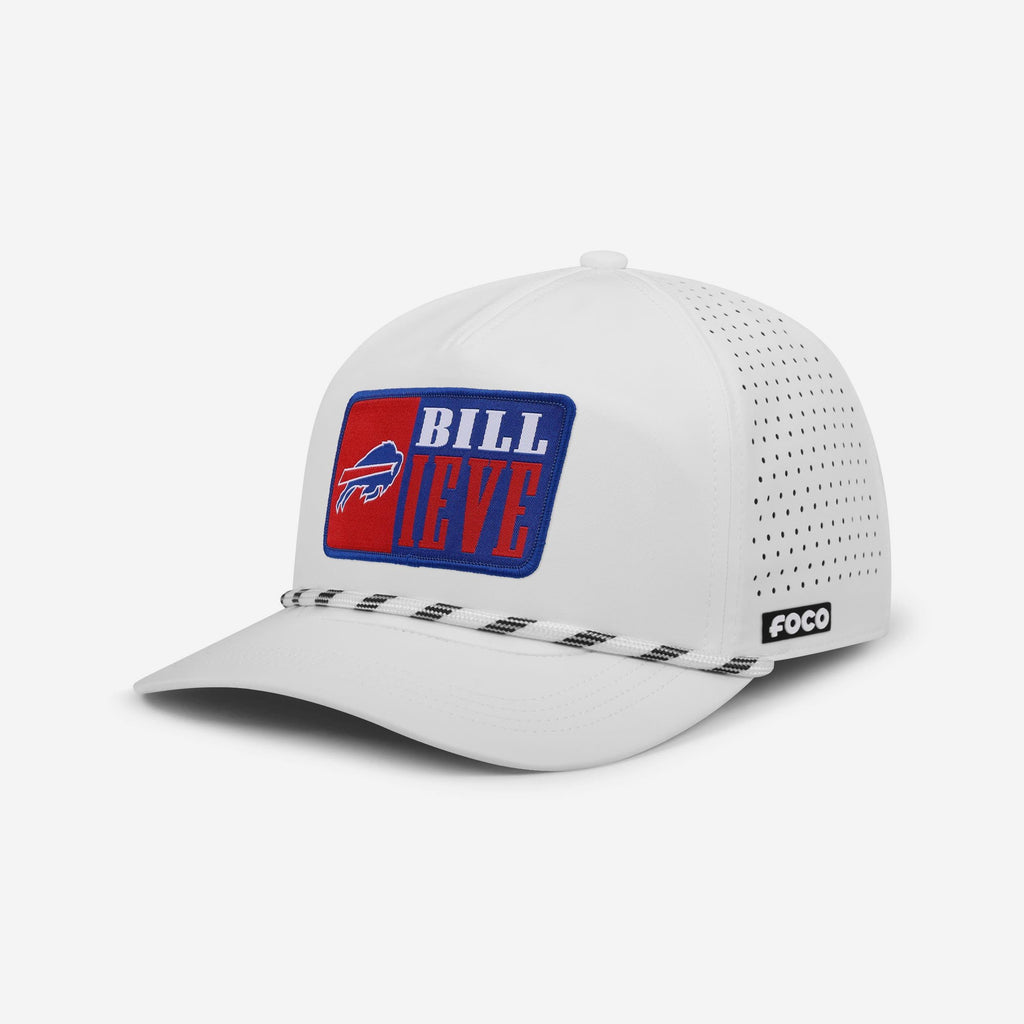 Buffalo Bills Slogan Patch Poly Pro Marquee RF Cap FOCO - FOCO.com