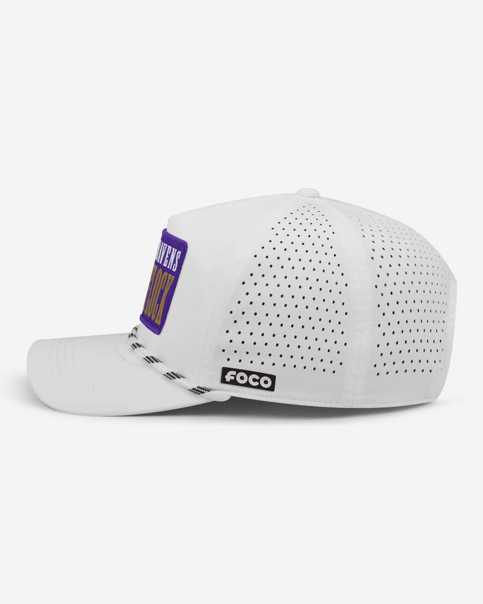 Baltimore Ravens Slogan Patch Poly Pro Marquee RF Cap FOCO - FOCO.com