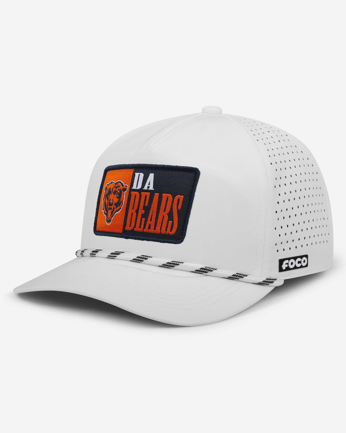 Chicago Bears Slogan Patch Poly Pro Marquee RF Cap FOCO - FOCO.com