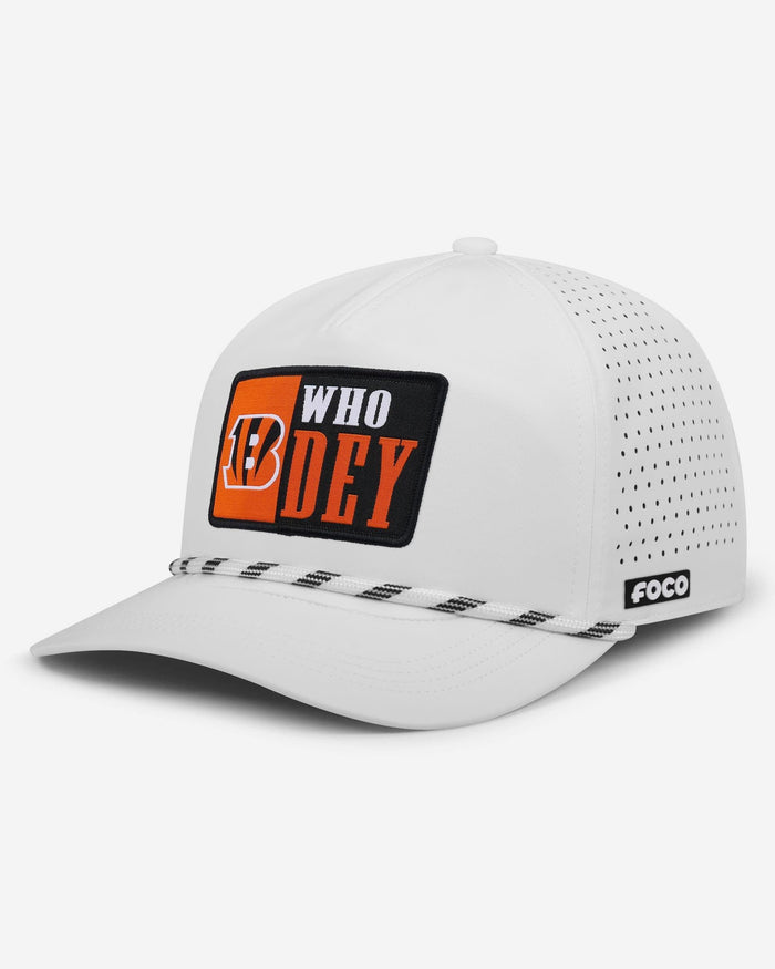 Cincinnati Bengals Slogan Patch Poly Pro Marquee RF Cap FOCO - FOCO.com