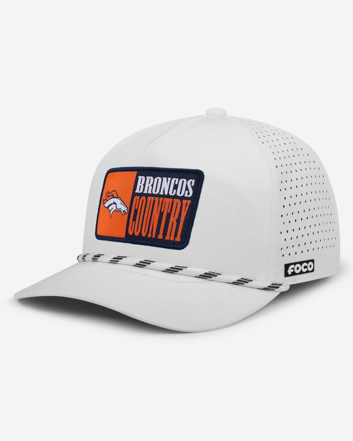 Denver Broncos Slogan Patch Poly Pro Marquee RF Cap FOCO - FOCO.com