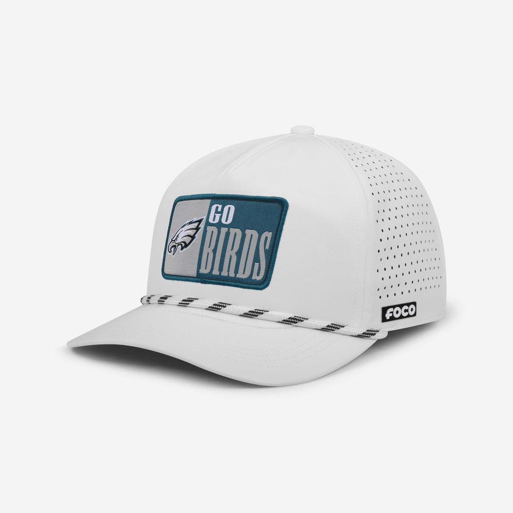 Philadelphia Eagles Slogan Patch Poly Pro Marquee RF Cap FOCO - FOCO.com