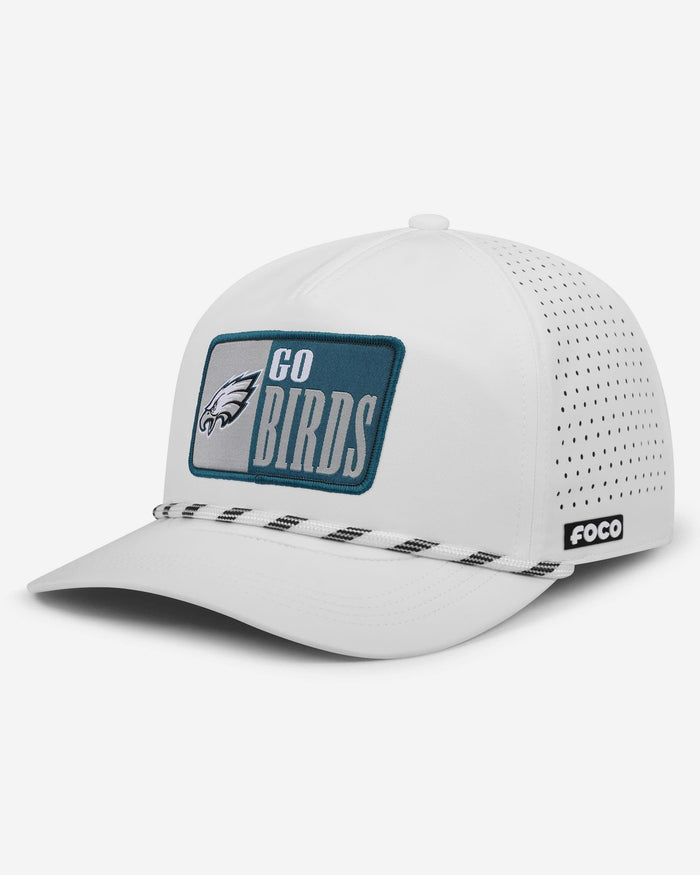 Philadelphia Eagles Slogan Patch Poly Pro Marquee RF Cap FOCO - FOCO.com
