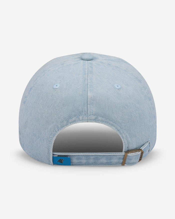 Carolina Panthers Rhinestone Logo Denim Casual Cap FOCO - FOCO.com