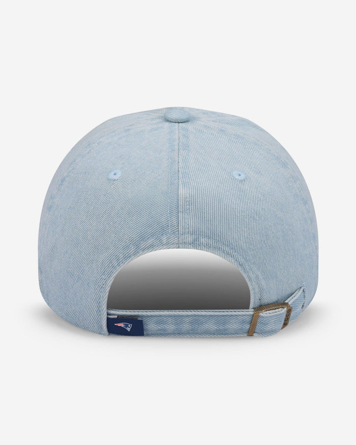 New England Patriots Rhinestone Logo Denim Casual Cap FOCO - FOCO.com