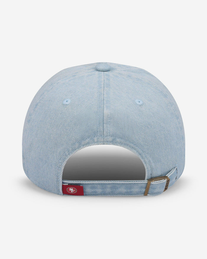 San Francisco 49ers Rhinestone Logo Denim Casual Cap FOCO - FOCO.com