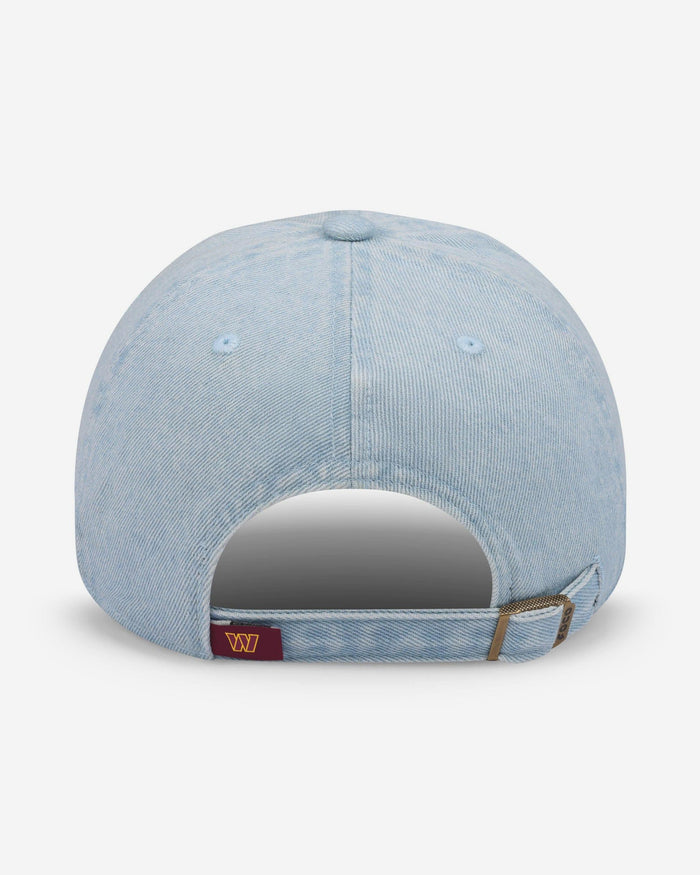 Washington Commanders Rhinestone Logo Denim Casual Cap FOCO - FOCO.com