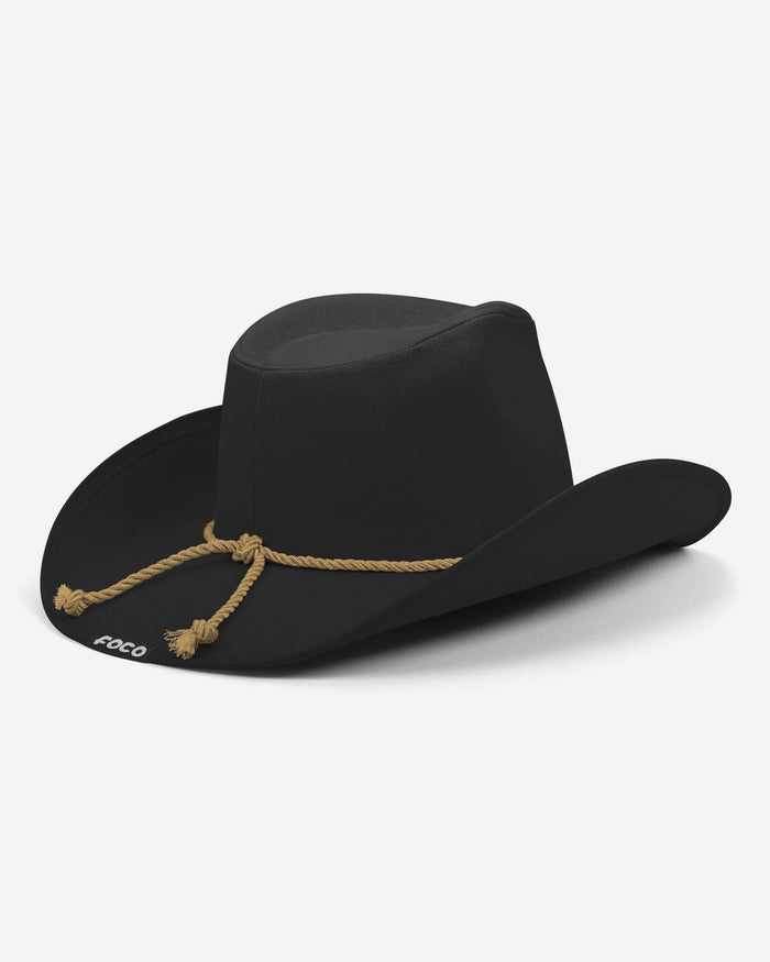 Baltimore Ravens Black Rhinestone Logo Cowboy Hat FOCO - FOCO.com