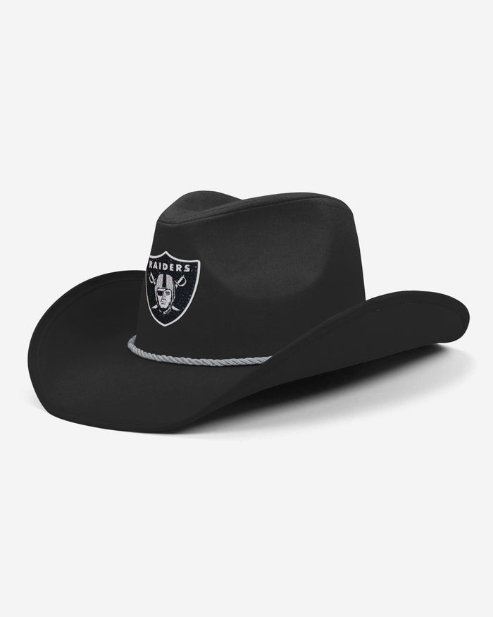 Las Vegas Raiders Black Rhinestone Logo Cowboy Hat FOCO - FOCO.com