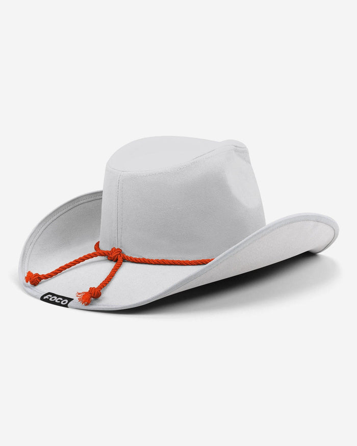 Cleveland Browns White Rhinestone Logo Cowboy Hat FOCO - FOCO.com